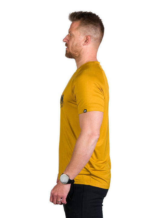 Northfinder Ανδρικό T-shirt Quick-drying Josh Goldenyellow