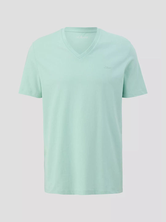 S.Oliver Men's Short Sleeve T-shirt Green