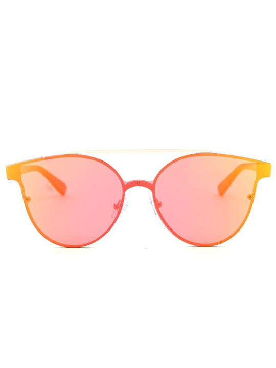 V-store Sunglasses with Gold Metal Frame and Yellow Lens 20.522YELLOW