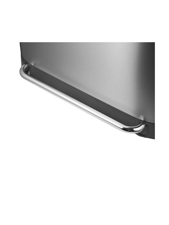 Estia Soft Close Waste Bin Waste made of Stainless Steel Silver 60lt 1pcs