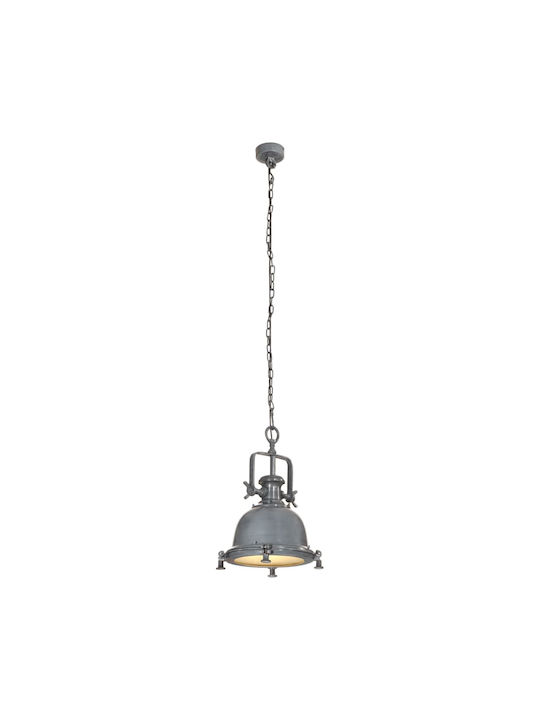 vidaXL Pendant Chandelier Rail for 10 Bulbs E27 Gray