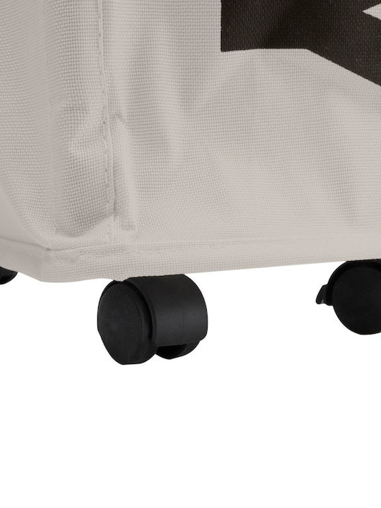 Estia Coș de Rufe Textil 45l cu Capac 39x20x59cm Maro