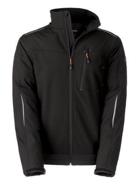 Kapriol Pro Arbeitsjacke Softshell Schwarz