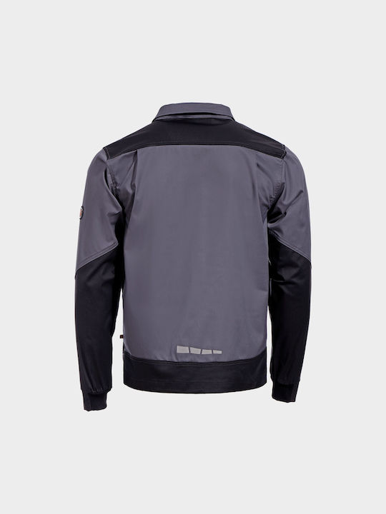 Stenso Stretch Light Work Jacket Reflective Gray