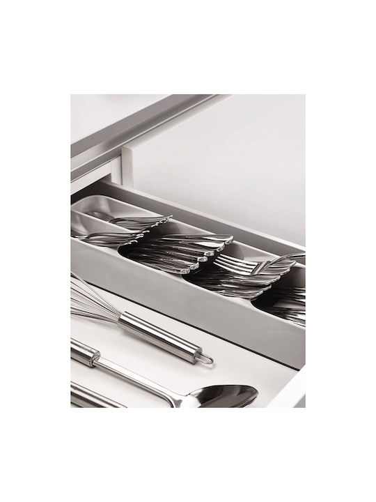 TnS Drawer Cutlery Tray Plastic 39x11x5cm White