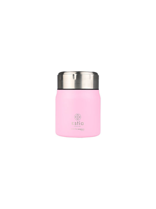 Estia Save The Aegean Δοχείο Φαγητού Inox Θερμός Blossom Rose 500ml