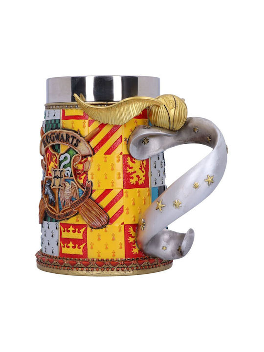 Nemesis Now Tankard Golden Snitch Κούπα Κεραμική Πολύχρωμη 600ml