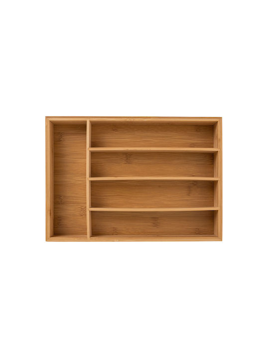 Estia Bamboo Essentials Besteckeinsatz für Schublade 23x33x4.5cm 3Stk Braun