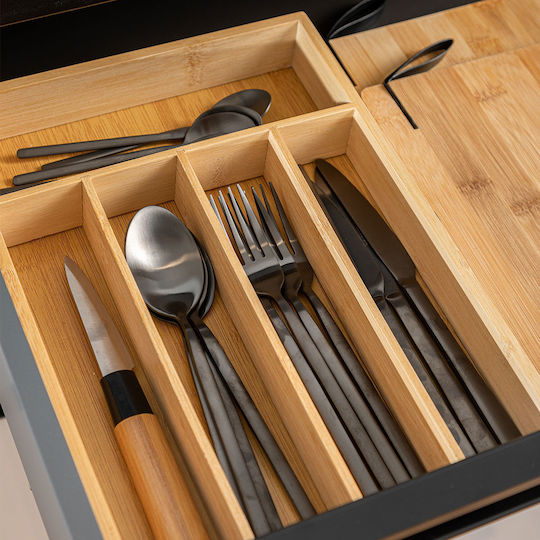Estia Bamboo Essentials Divizor De Sertar Pentru Tacâmuri 3 Bucăți Estia Bamboo Essentials Divizor De Sertar Pentru Tacâmuri 3 Bucăți
