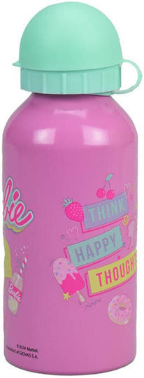 Alouette Kids Water Bottle Barbie Aluminium with Pop-Up Cap BARBIE 400ml