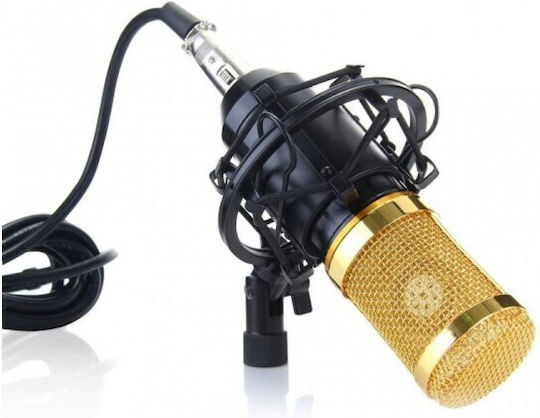 BM-800 Condenser Microphone Desktop, Shock Mounted for Vocals