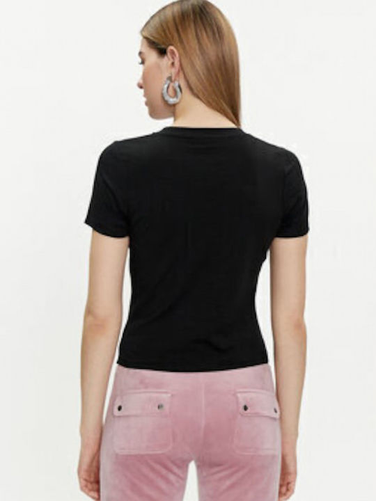 Juicy Couture Damen Sportlich T-shirt Black