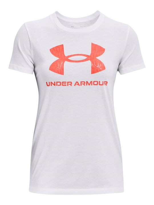 Live Sportstyle Graphic Ssc Women's Athletic T-shirt White/orange