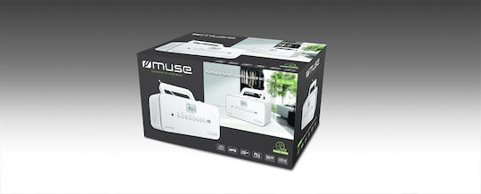 Muse M-28 Преносима Аудио Система с CD USB Радио RDW Бял