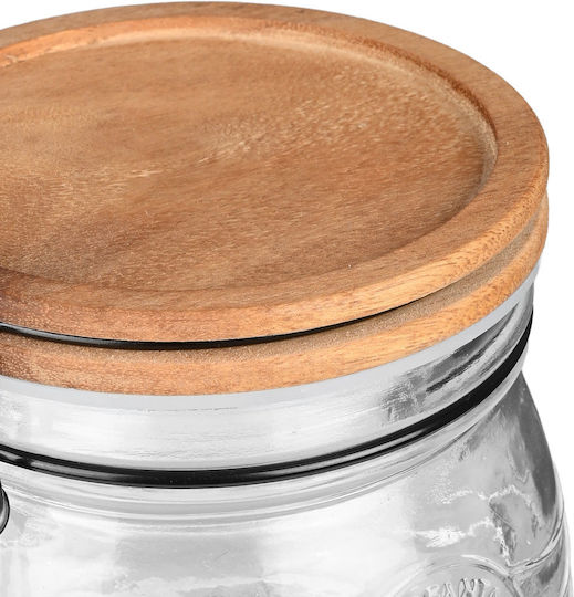 Estia Allure Vorratsglas für Allgemeine Verwendung mit Luftdichtem Deckel Glas Transparent 500ml