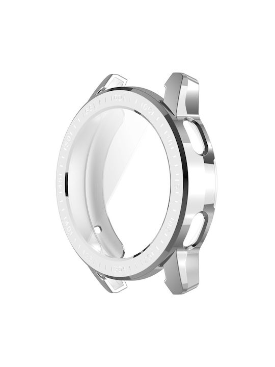 Carcasă din silicon în culoarea Argint pentru Xiaomi Redmi Redmi Watch 3 Lite / Watch 3 Active Carcasă din silicon în culoarea Argint pentru Xiaomi Redmi Redmi Watch 3 Lite / Watch 3 Active