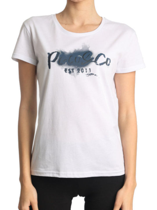 Paco & Co Damen T-shirt White