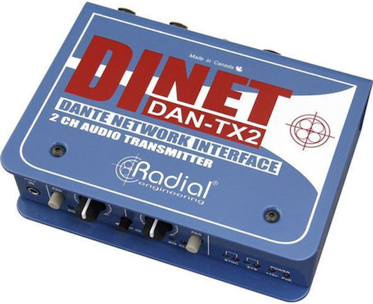 Radial DAN-TX2 Παθητικό DI Box 2 Καναλιών με Τροφοδοσία Ρεύματος