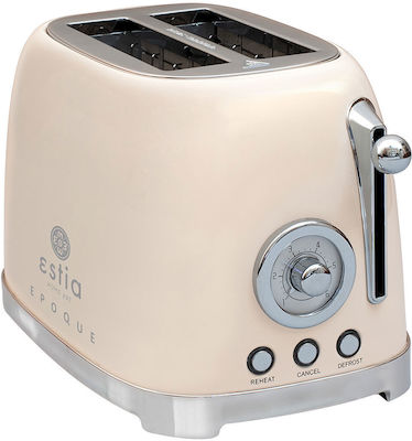 Estia Epoque 2 Toaster 2 Slots 815W Beige