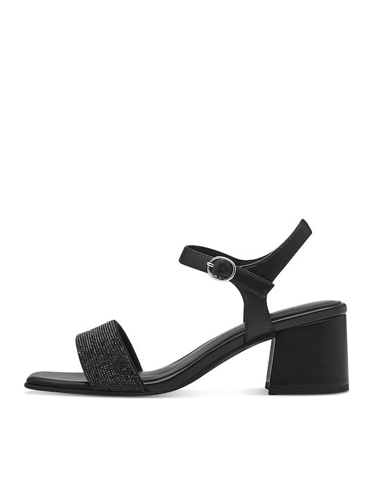 Sandalen Anatomisch mit Strass Schwarz