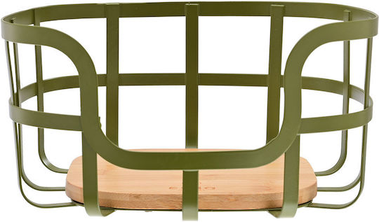 Estia Essentials Fruit Bowl made of Bamboo Olive 34.5x19x17cm