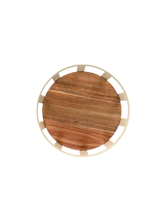 Estia Fruit Bowl Metallic Beige 24x24x11cm