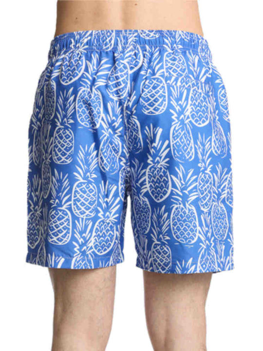 Costume De Baie Bărbați Pantaloni Scurți Albastru