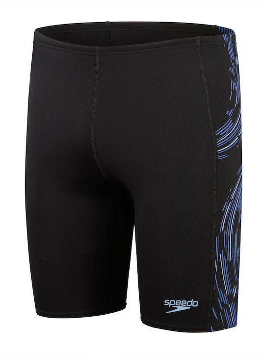 Speedo Men's Racing Jammer Swimsuit Black