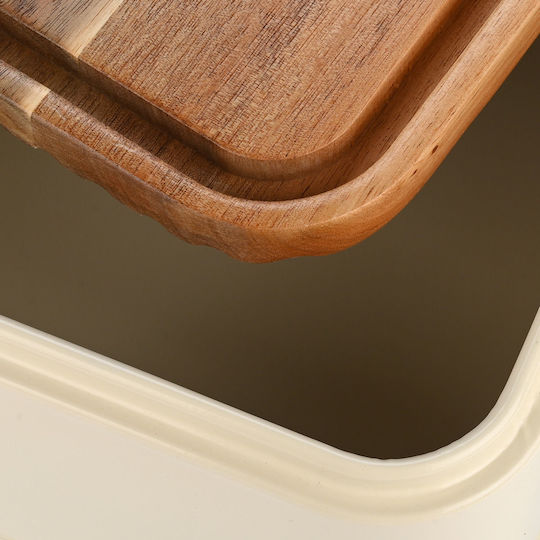Estia Allure Bread Box Metallic Beige 42x23x13cm