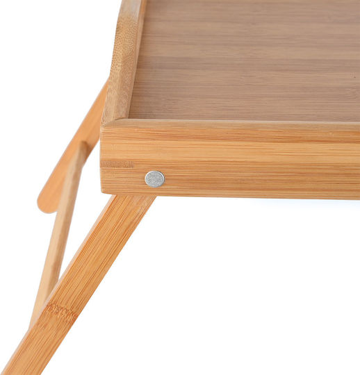 Estia Bamboo Essentials Бамбуков Легло с Дръжки в Бежов Цвят 50x30x21см 02-18184 1бр