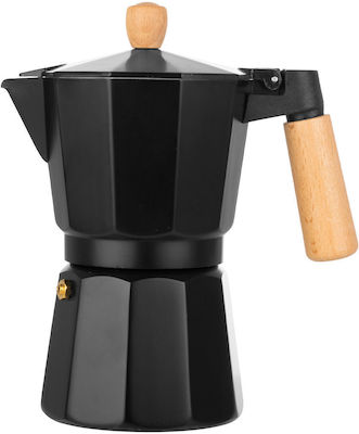 Estia Stovetop Espresso Pot 6 Cups Argint