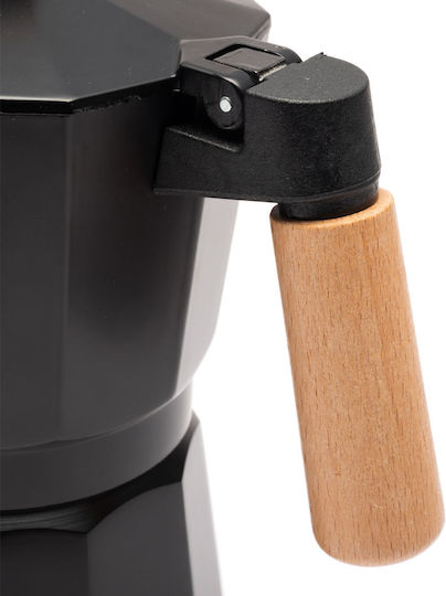 Estia Stovetop Espresso Pot 3 Cups Gray