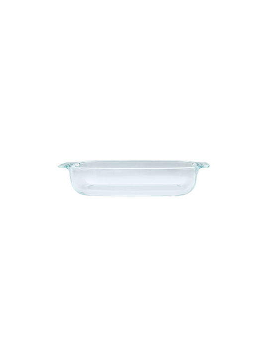 Estia Crystal Ορθογώνιο Πυρίμαχο Σκεύος Γυάλινο 34x22x6cm