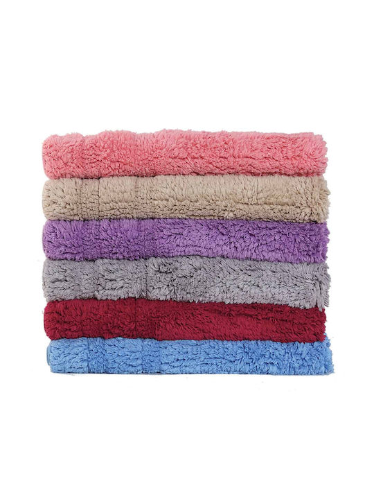 Nef-Nef Homeware Cotton Bath Mat Venus 022726 Coral 50x80cm
