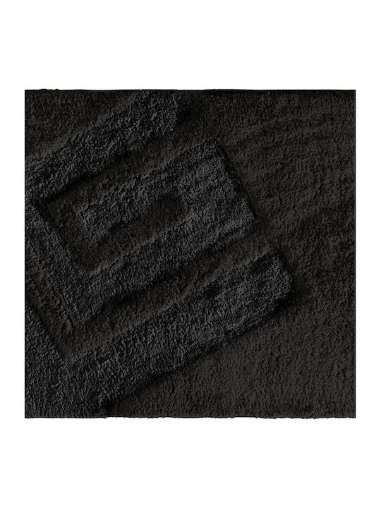Guy Laroche Bath Mat Cotton Trivia 1127091120020 Black 70x120cm