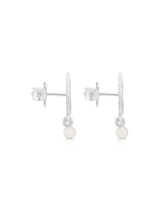 Tous Earrings from Silver with Pearls