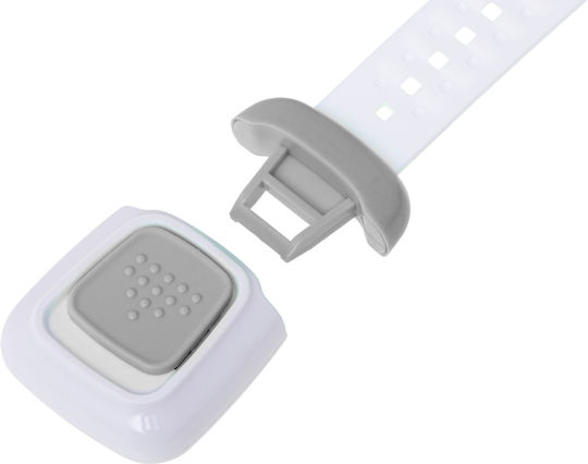 Siguranță pentru dulap și sertar din Plastic în Culoare Alb 24.5x2cm 1buc