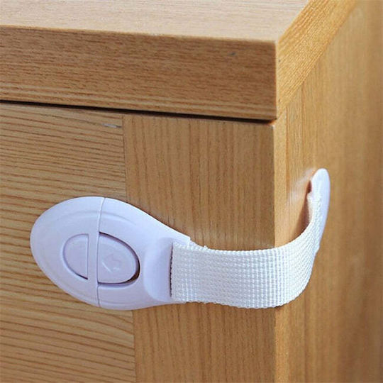 Siguranță pentru dulap și sertar din Plastic în Culoare Alb 21.5x21.5cm 1buc