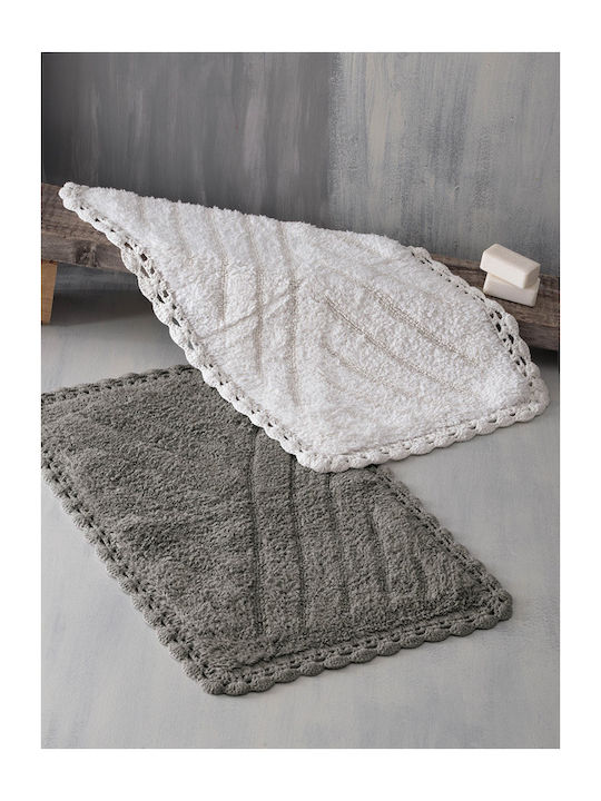 Rythmos Bath Mat Cotton Emperor 120-110-1798 White 60x90cm