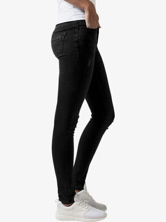 Γυναικείο Jean Παντελόνι με Σκισίματα Black