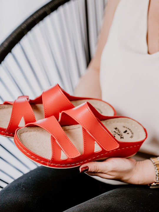 Anatomical Women's Red Slippers Vesna