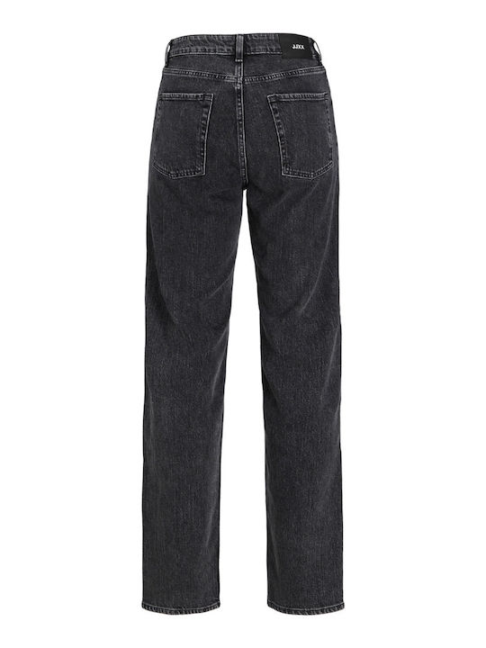 Jack & Jones Women's Jean Trousers in Straight Line Black