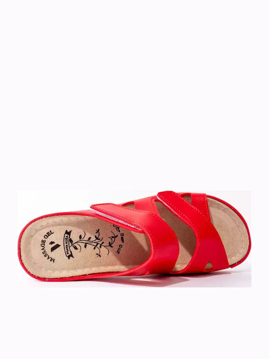 Anatomical Women's Red Slippers Vesna