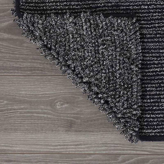 Sealskin Bath Mat Cotton Square Misto 294616819 Black 60x60cm