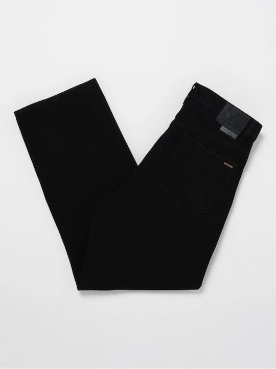 Volcom Men's Jeans Pants in Loose Fit Black