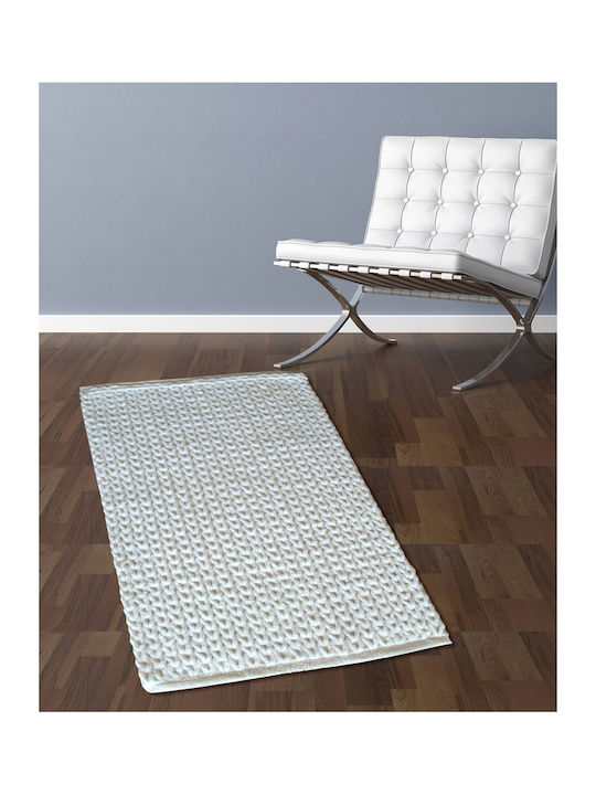 San Lorentzo Covoraș de Baie Bumbac Chenille 1509 WHITE Alb 50x80buc