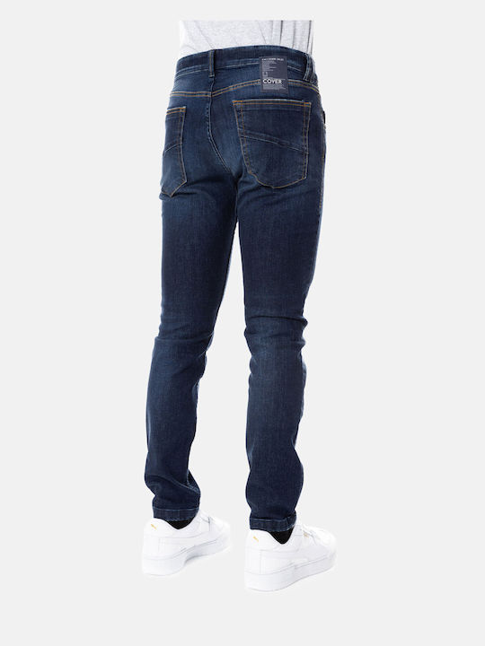 Cover Jeans Royal Ανδρικό Παντελόνι Τζιν σε Skinny Εφαρμογή Navy-blue