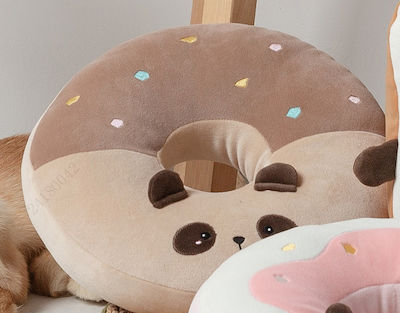 Plush Donut Panda Brown