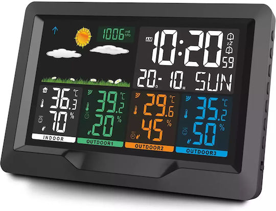 Berdsen 390400 Wireless Digital Weather Station Tabletop Black