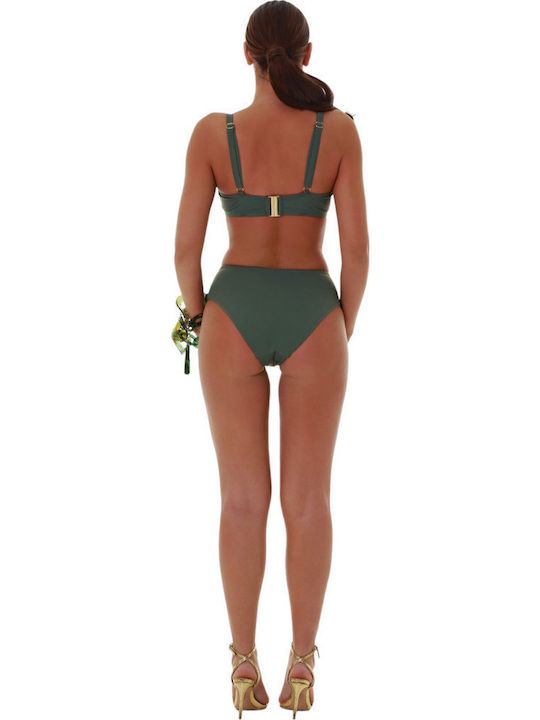 Bikini Bra F Cup With Padding Khaki